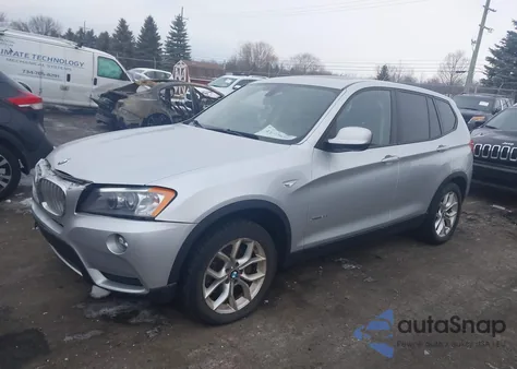 2013 BMW X3 xDrive28I z USA, uszkodzony, nr VIN 5UXWX9C50D0A30253
